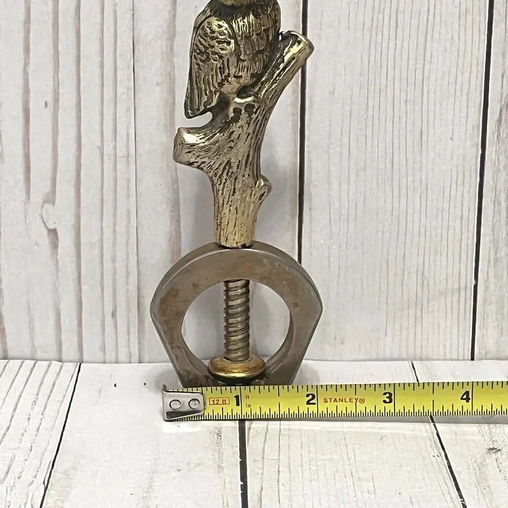 Vintage Owl Nutcracker MCM Woodland Kitchen Decor Rustic Cabincore